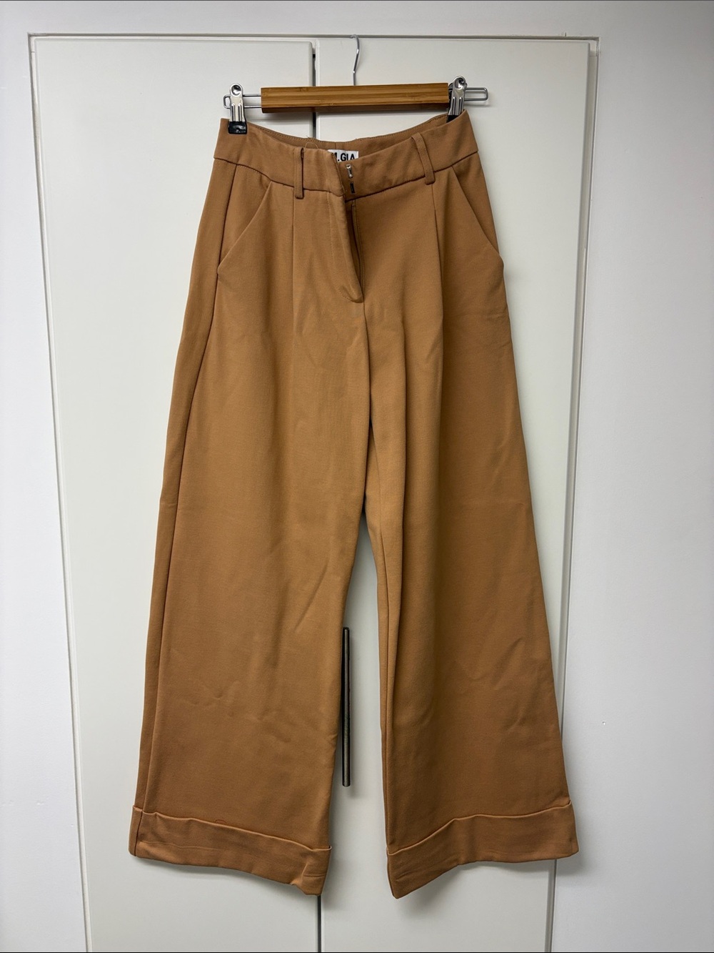I.AM.GIA Wide-Leg Chinos in Camel